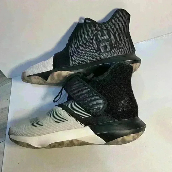 Size 8.5 - adidas Harden B/E 3 Cloud Black White Grey EF5296 - Picture 2 of 10